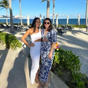 Superdown Alanie Maxi Dress in White